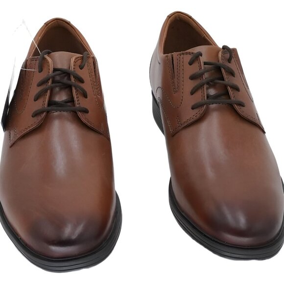 Clarks Whiddon Men\'s Dress Oxford Dark Tan 7M